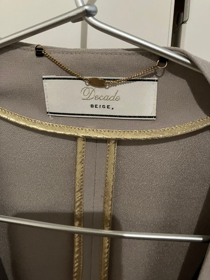 BEIGE, CINDY セットアップ ジャケット&パンツ S/M 美品 ベイジ