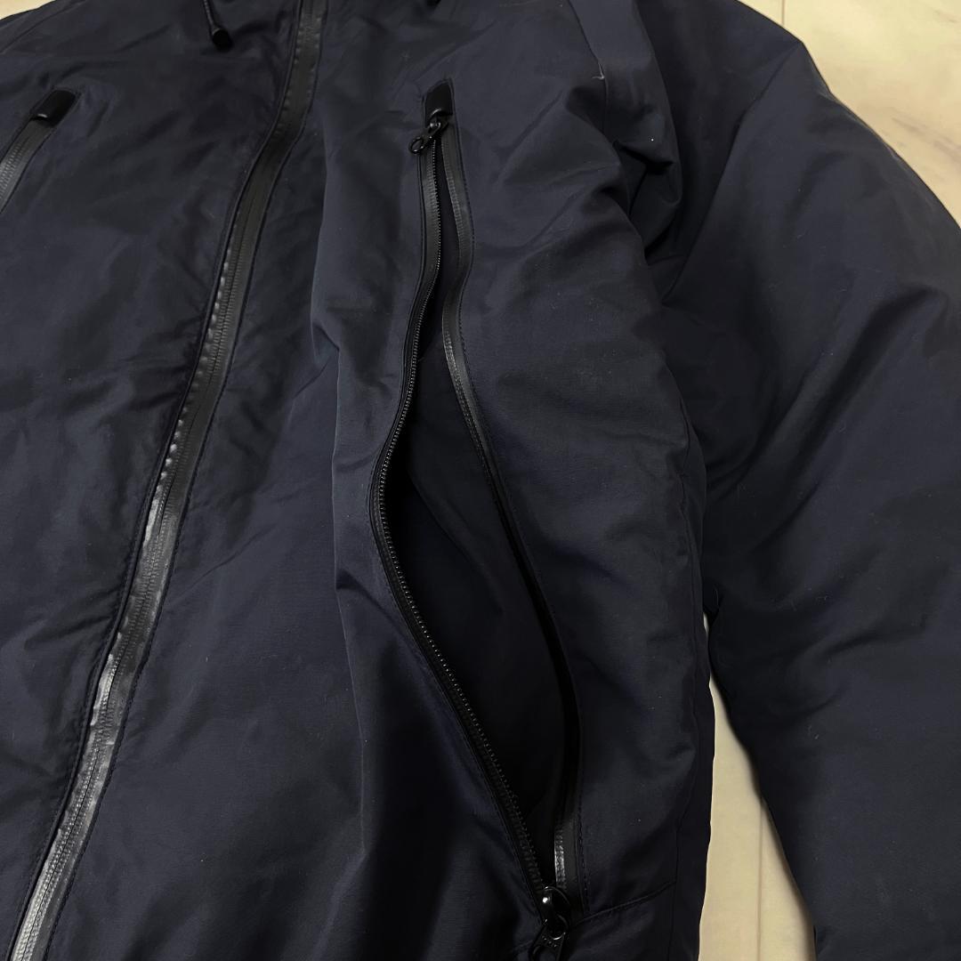 NANGA × クリフメイヤー S ダウンジャケット ブラック 迷彩 カモフラ