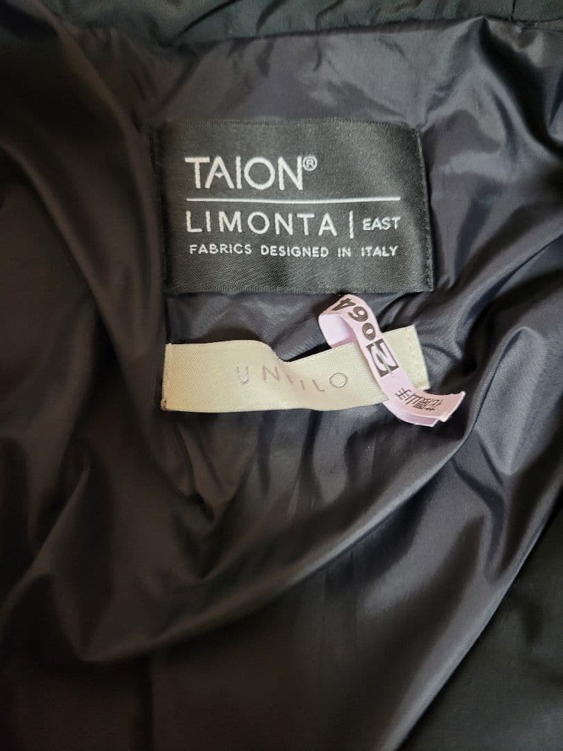 TAION 黒ダウンジャケット Lサイズ