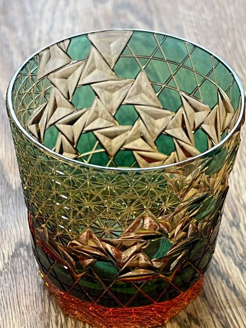 し*ん様 但野硝子 江戸切子 但野英邦 ロックグラス