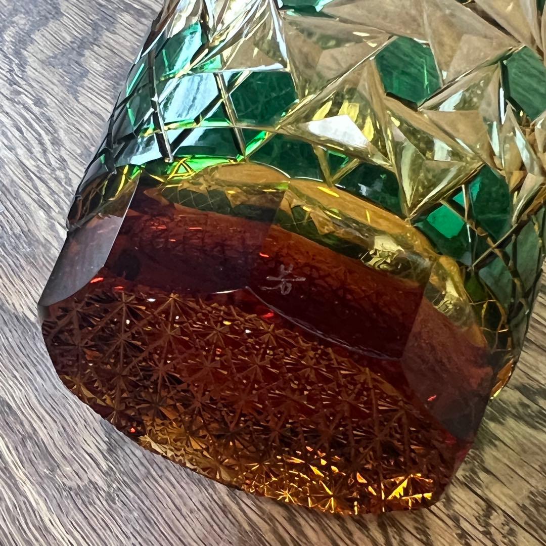 し*ん様 但野硝子 江戸切子 但野英邦 ロックグラス