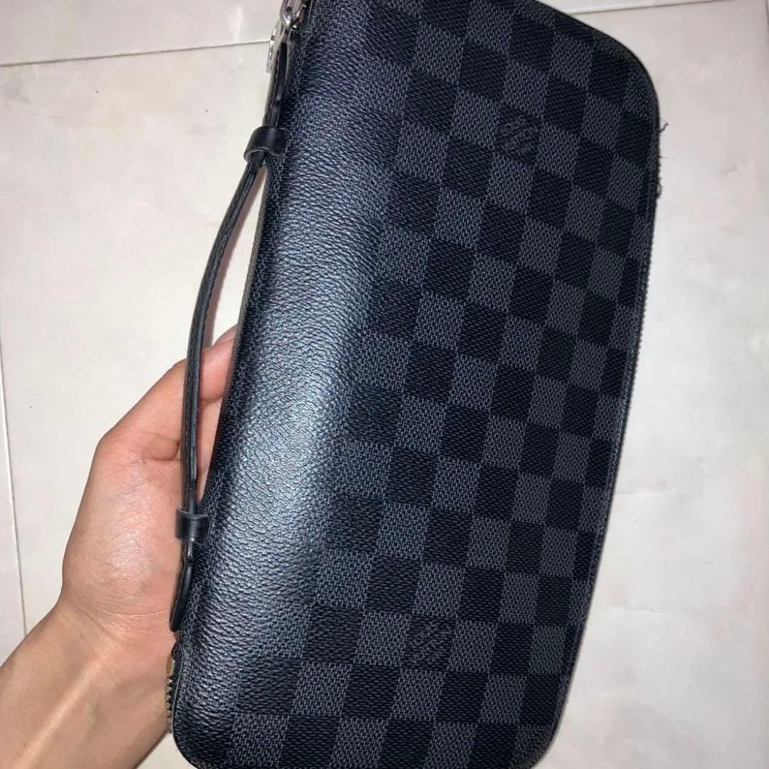 ルイヴィトン　取手　xl オーガナイザー　サイズ　大　イニシャル有　正規品