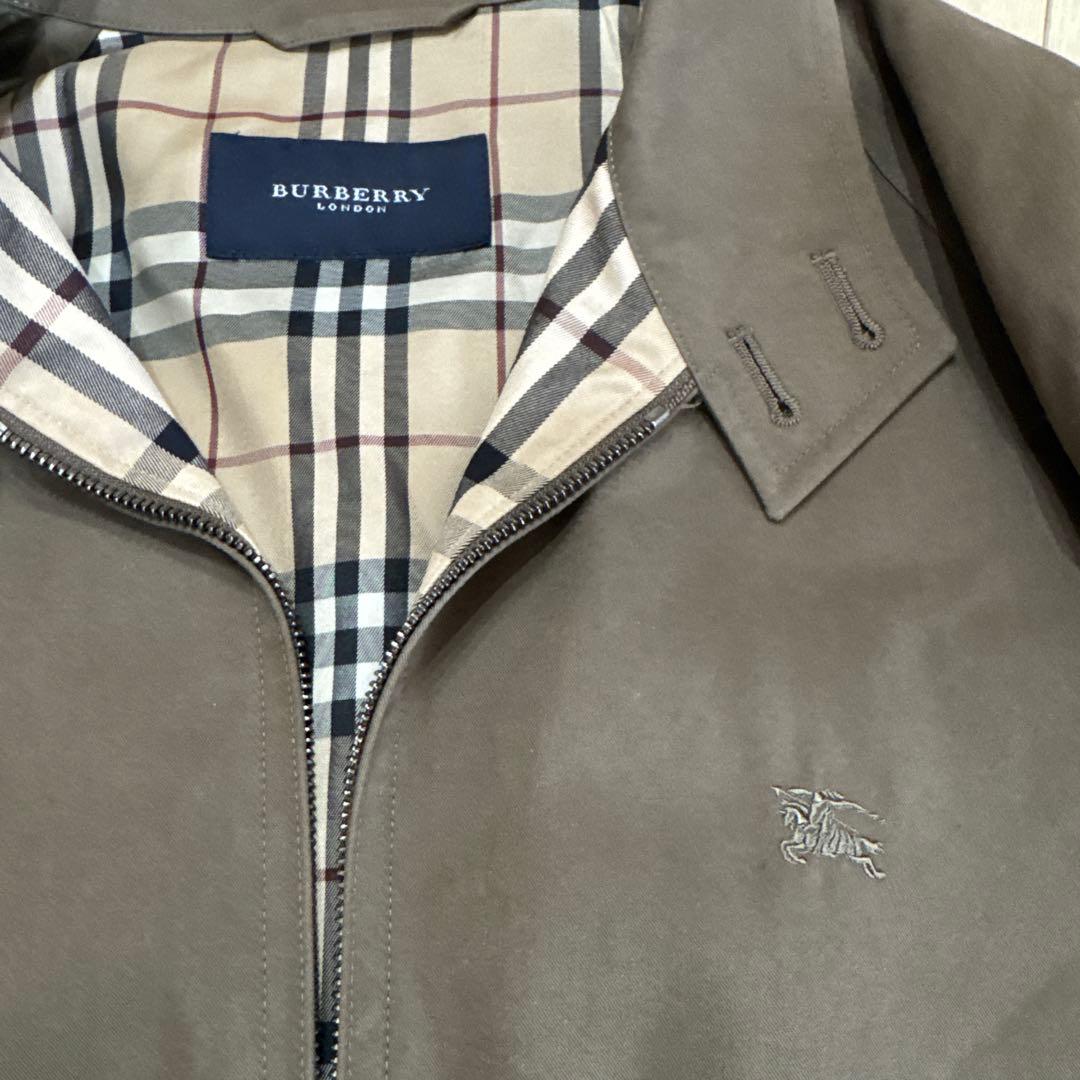 BURBERRY ブラウン ジップアップジャケット