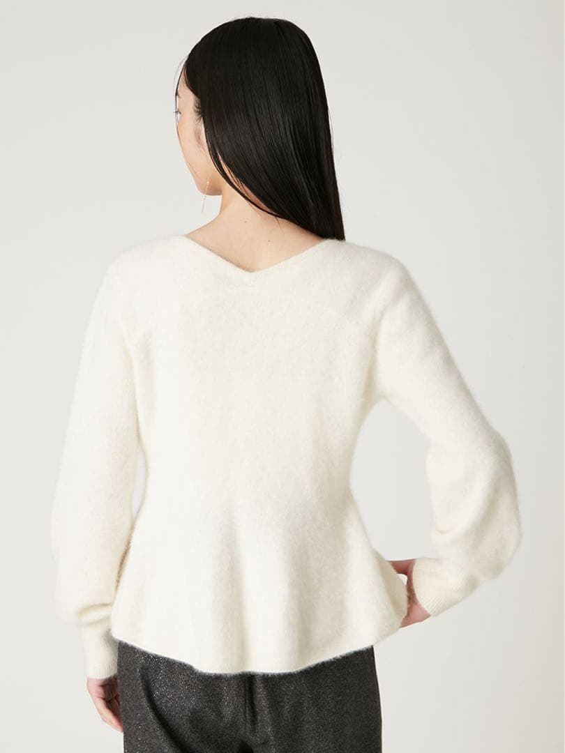 本日限定価格！！ FRAYI.D フォックスカシミアペプラムカーディガン