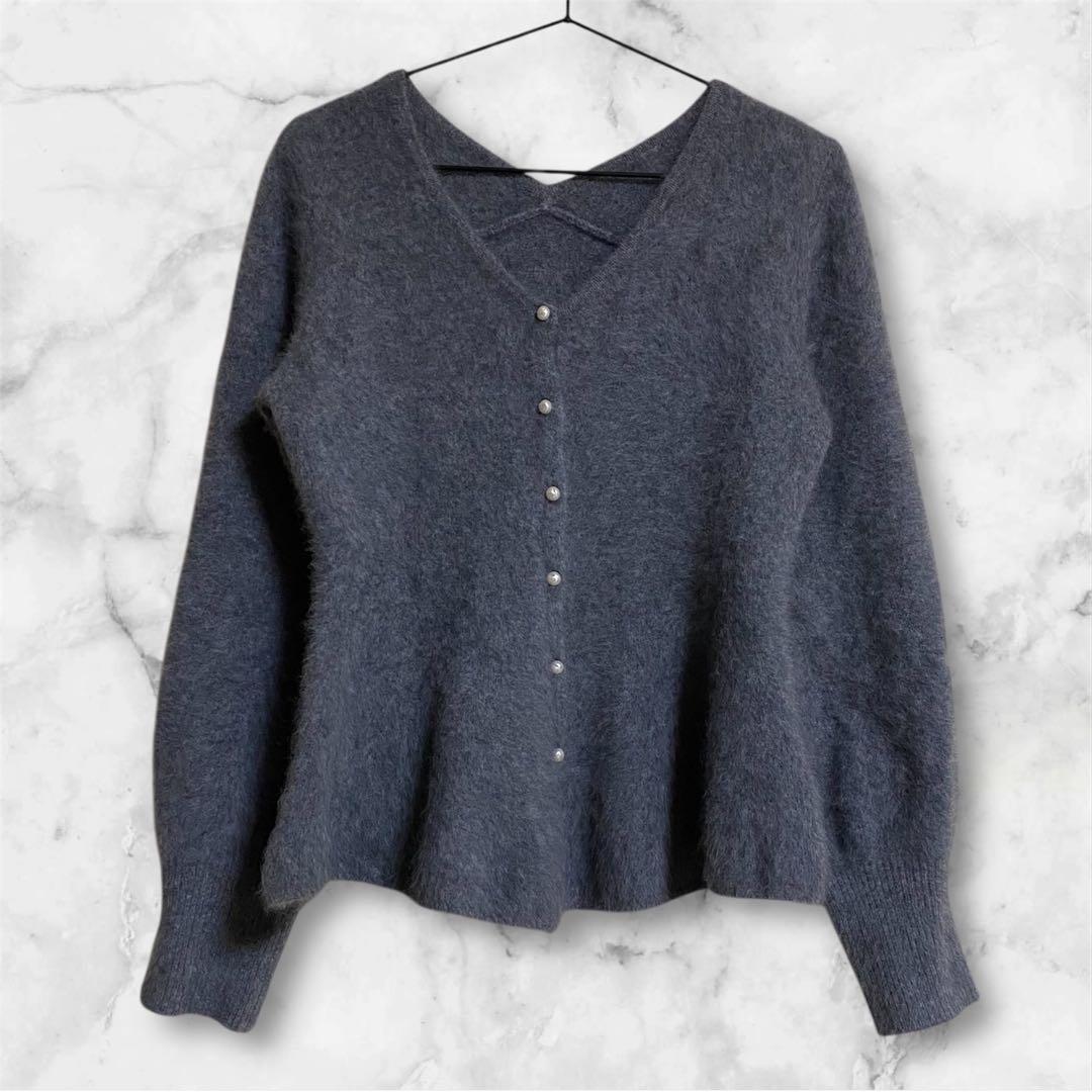 本日限定価格！！ FRAYI.D フォックスカシミアペプラムカーディガン