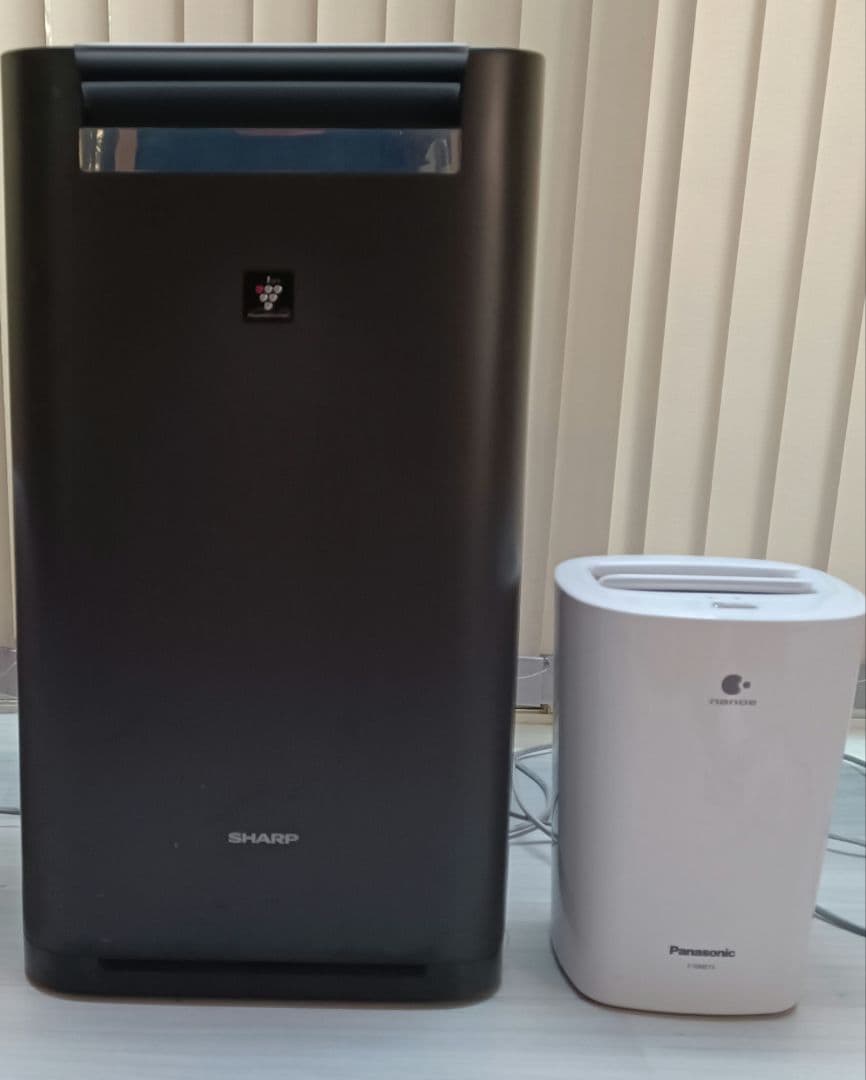 SHARP 空気清浄機 KI-JS70-H おまけ(パナnanoe発生機)付き