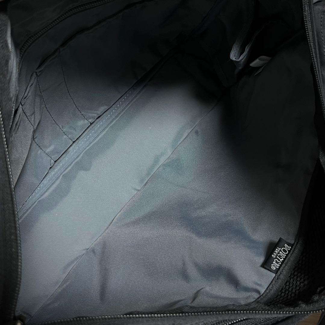 極美品✨ポーター タイム トートバッグ A4収納可能 大容量 ブラック