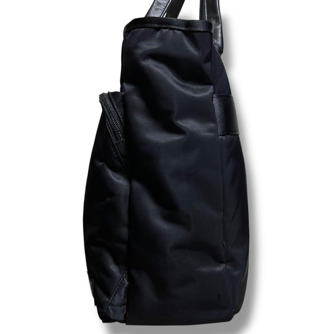 極美品✨ポーター タイム トートバッグ A4収納可能 大容量 ブラック