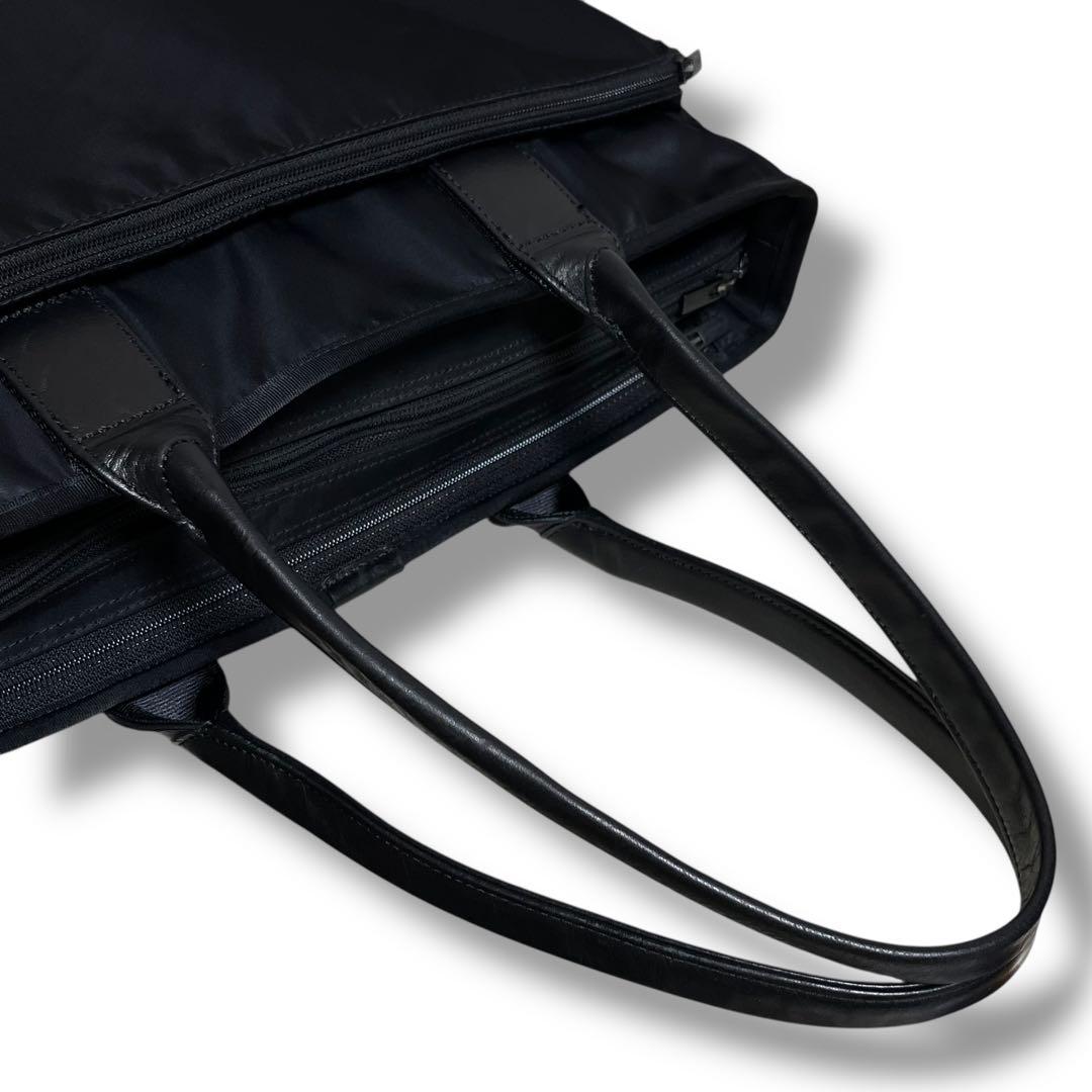 極美品✨ポーター タイム トートバッグ A4収納可能 大容量 ブラック