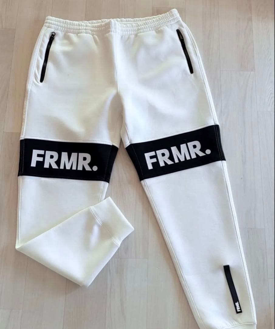 FRMR. ストレッチ　セットアップ ホワイト×ブラック　サイズ2XL