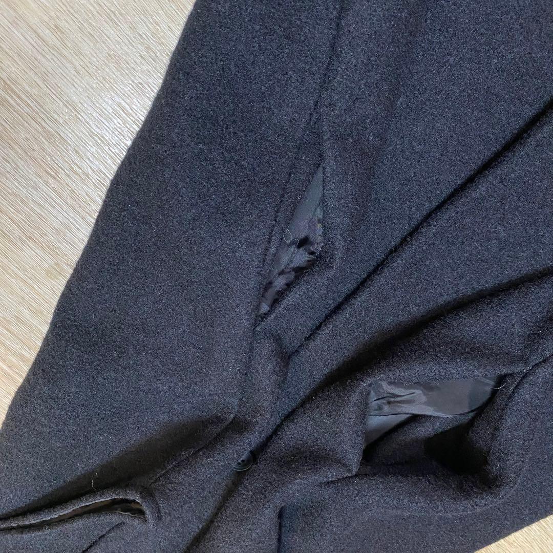 ほぼ新品 かぐれ 今季 ウールタックジャンパースカート ブラック　2025秋冬