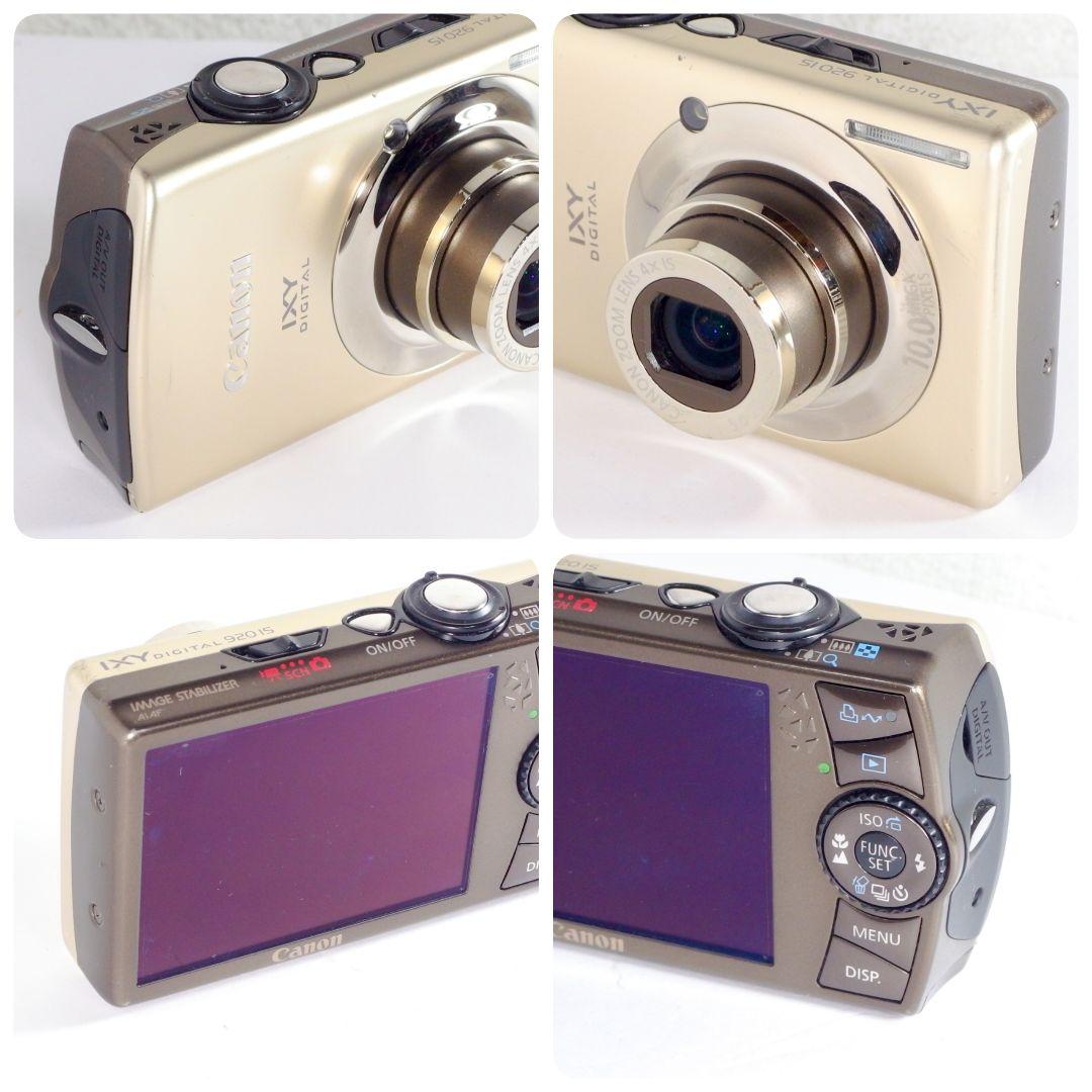 完動美品 キヤノン Canon IXY DIGITAL 920 IS ゴールド