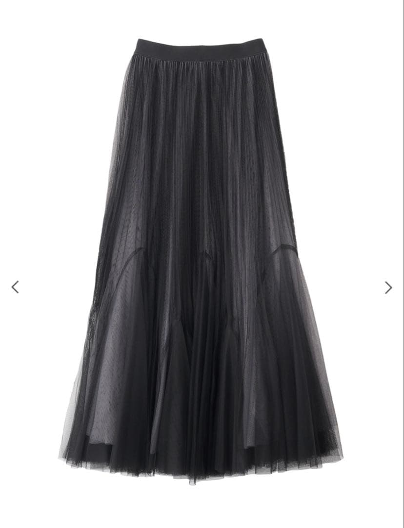 【新品タグ付】COCO DEAL 2025AW プリーツマチ チュールスカート