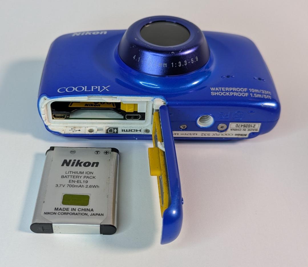Nikon COOLPIX S32 防水デジタルカメラ