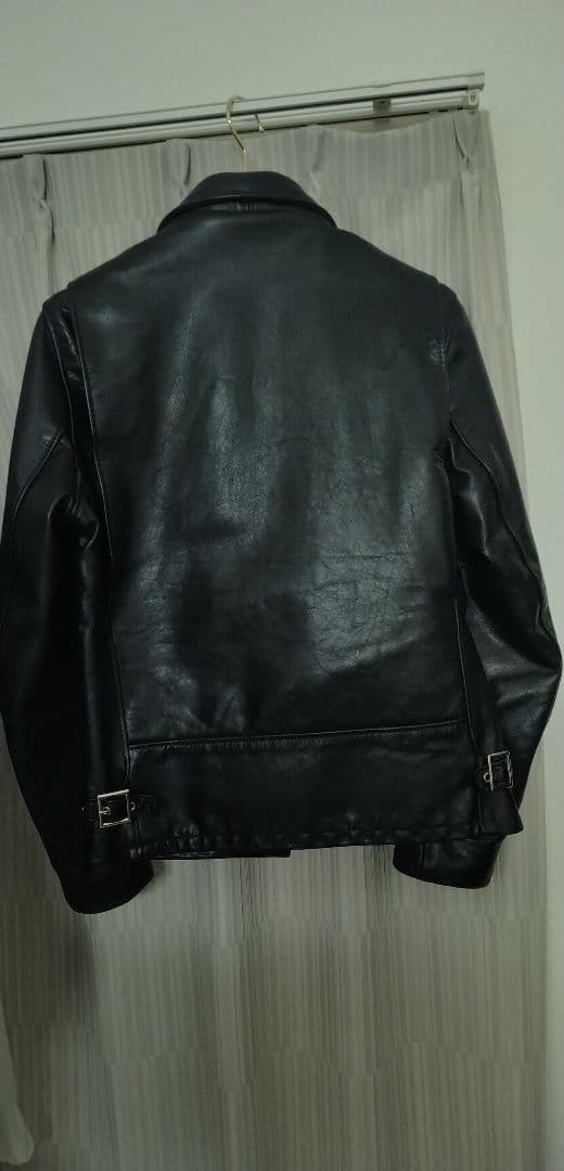 Schott ブラックレザーライダース　牛革