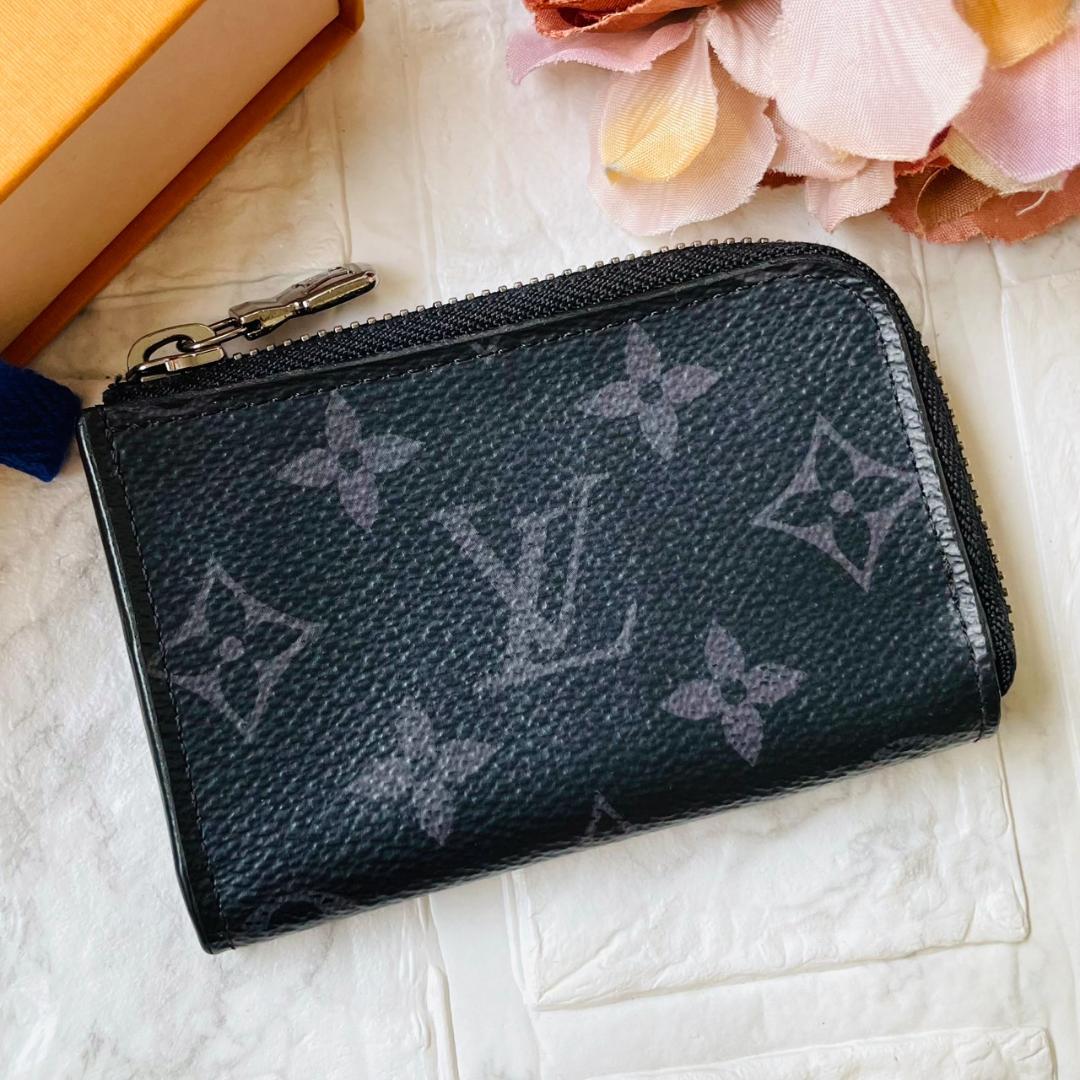 極美品/箱付き✨ルイヴィトン　パース　ポルトモネ　ジュール　エクリプス　黒