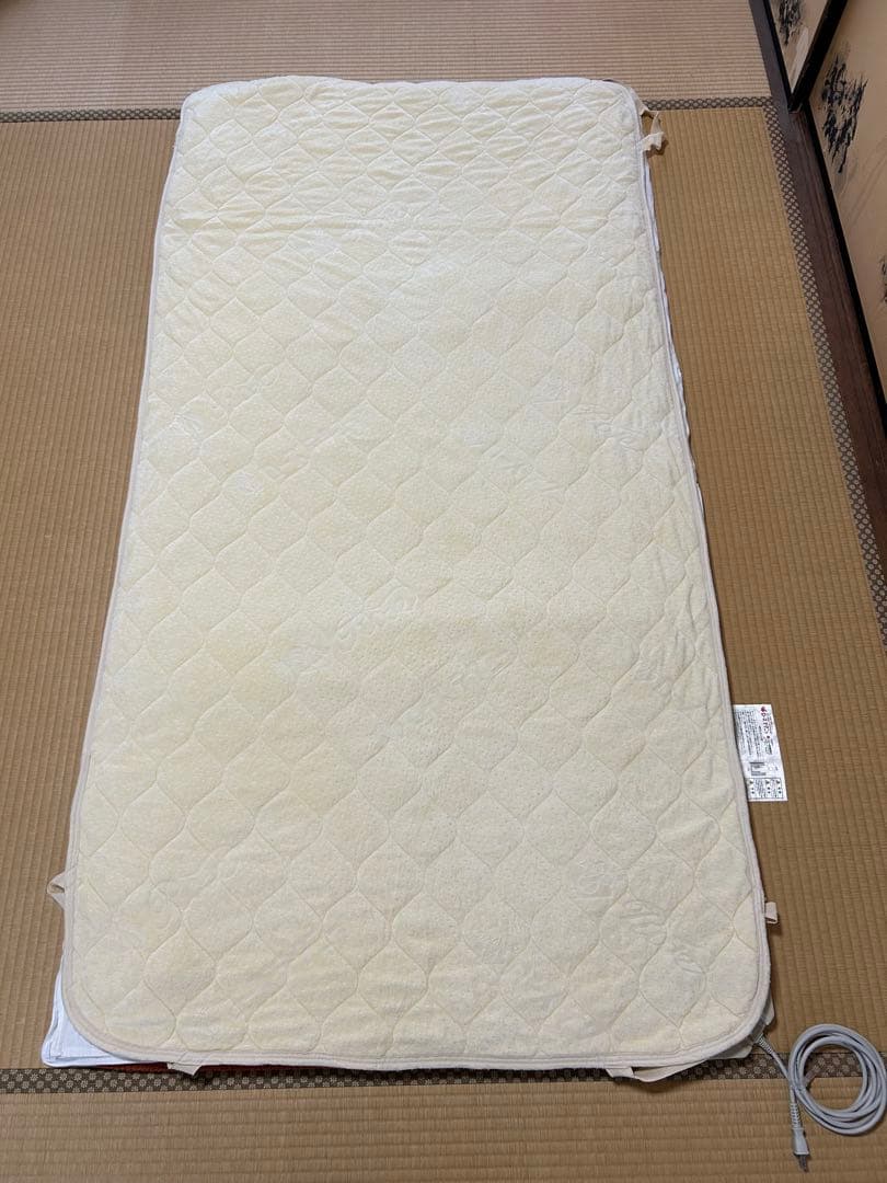 ローズテクニーJNR-1004 電気マット　シングルサイズ　オレンジ