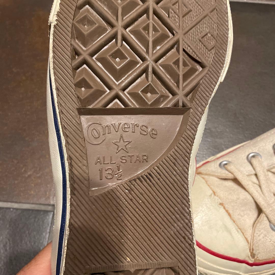 ラ*ス様 70年代　オリジナル　三つ星チャックテイラー　13 1/2