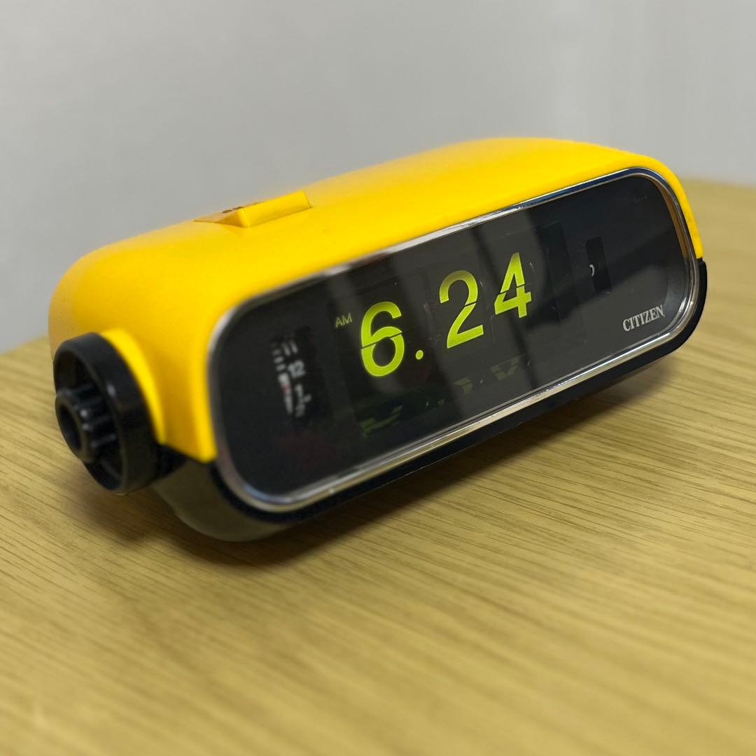 【整備済み動作正常】レア品 CITIZENパタパタ時計 ハイリーフ・コニー