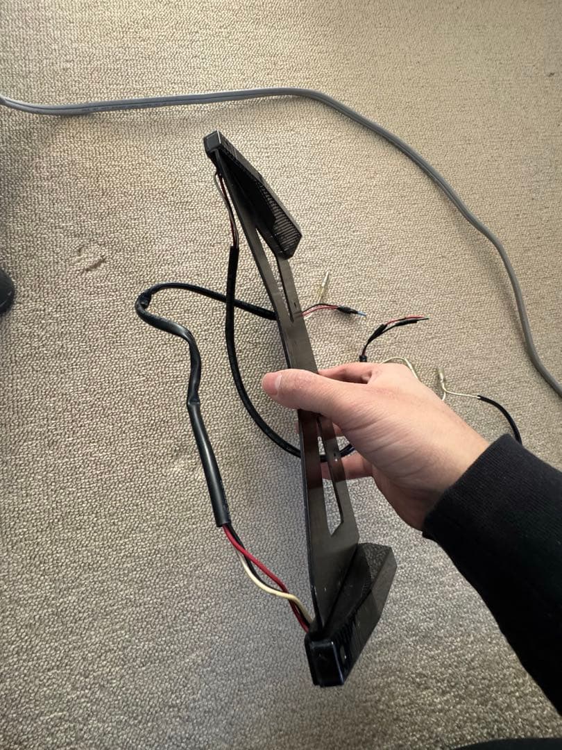 アクティブ製 ナンバープレートホルダー ウインカー内蔵 LED