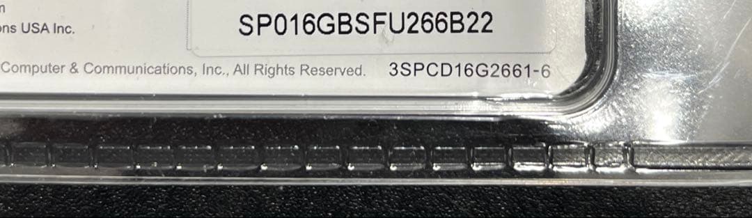 シリコンパワー ノートPC用メモリ DDR4-2666 8GB×2枚