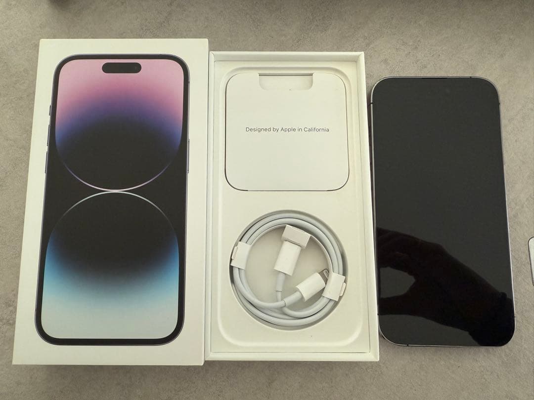 iPhone 14 Pro ディープパープル 256GB 箱新品同様