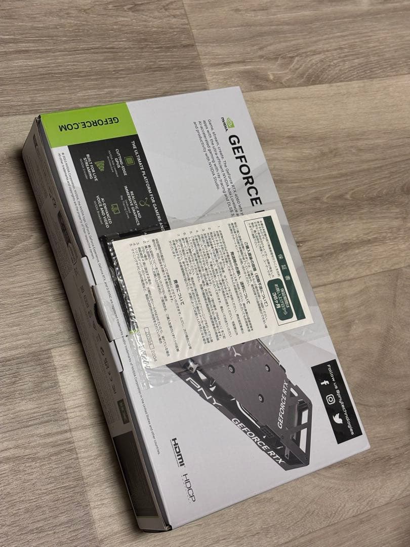 グラフィックボード・グラボ・ビデオカード PNY GeForce RTX 4060 8GB