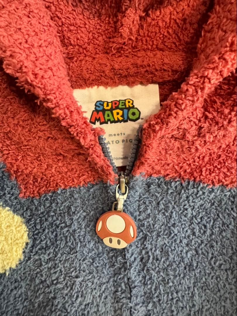 ☆miniジェラートピケ　ロンパース　マリオ　ルイージ　セット７０から８０