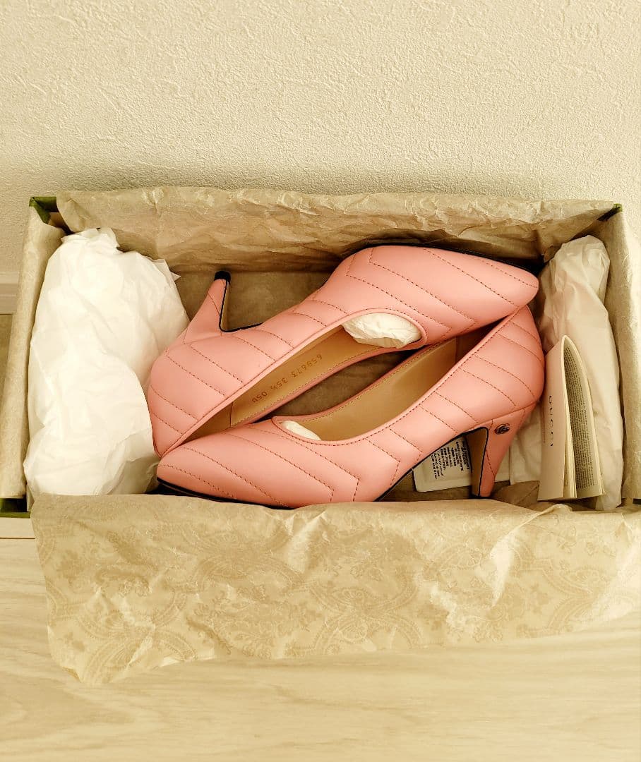 GUCCI ピンク パンプス