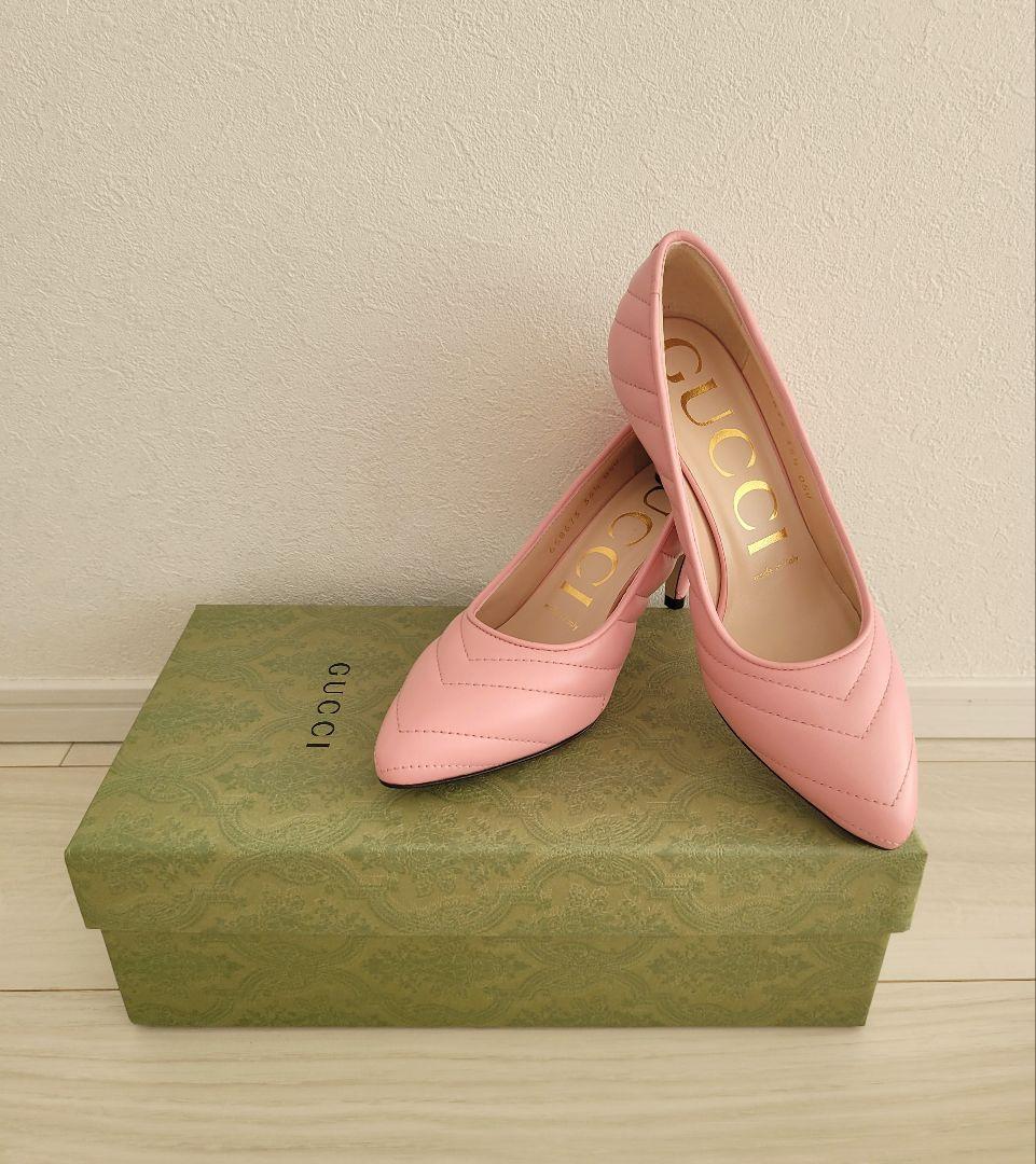 GUCCI ピンク パンプス