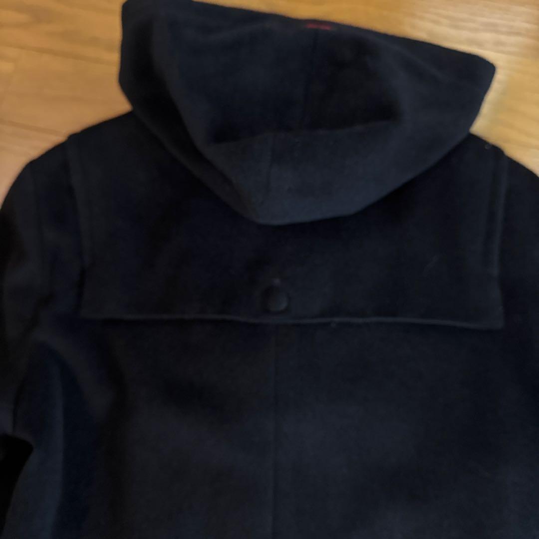 マドモアゼルノンノン　柔らかで軽いダッフルコート　ブラック　説明文お読みください