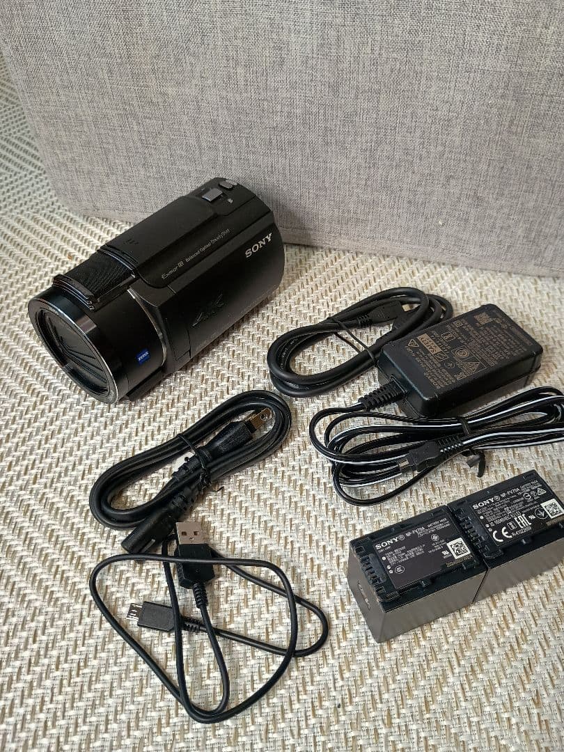 Sony FDR-AX45A 4Kビデオカメラ　美品　+予備バッテリー