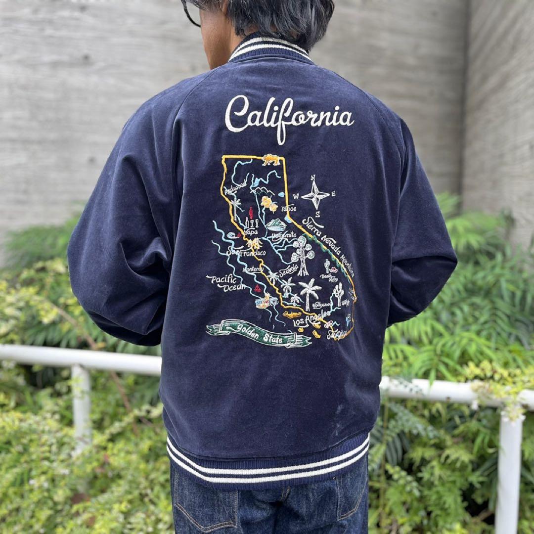 スタンダードカリフォルニア／SD Souvenir Jacket navy XL