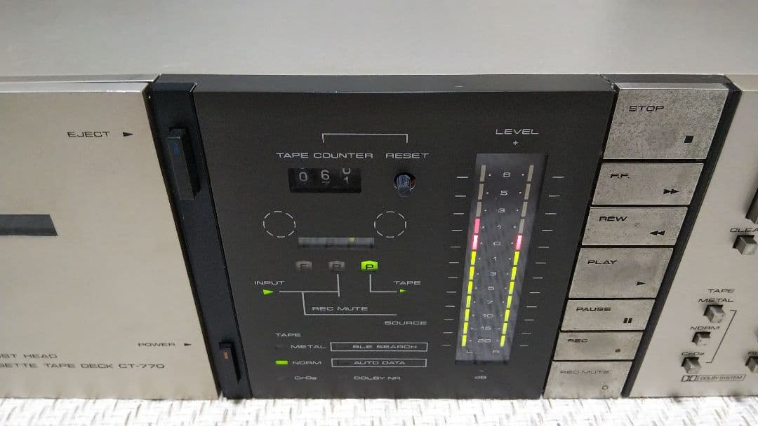 Pioneer CT-770 3ヘッド ステレオカセットデッキ