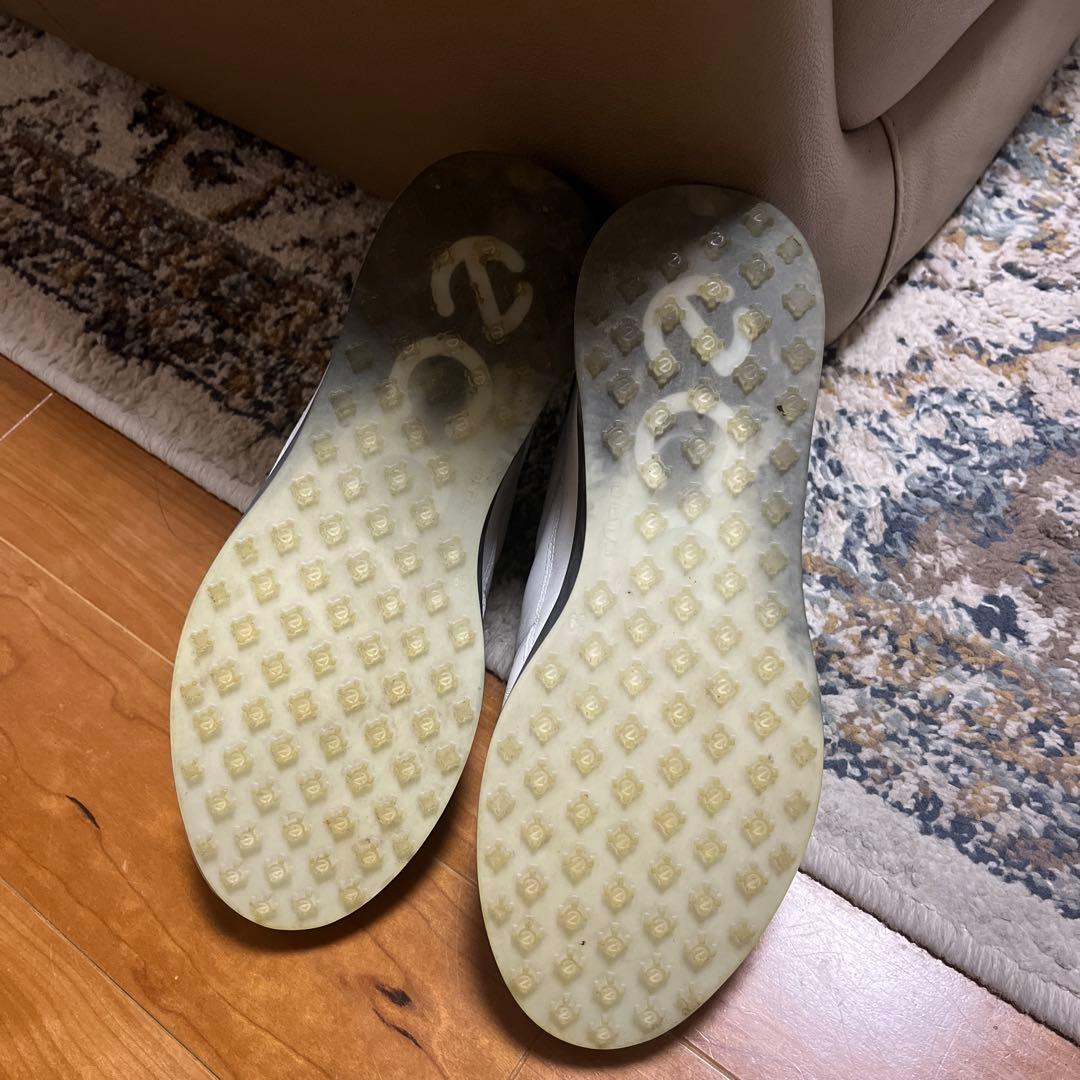 ECCO ホワイト BOAゴルフシューズ