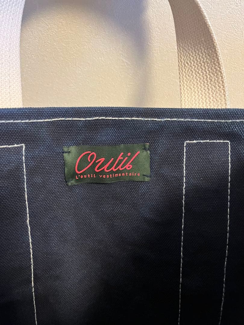 outil ウティ SAC COLMAR インディゴ M キャンバストート