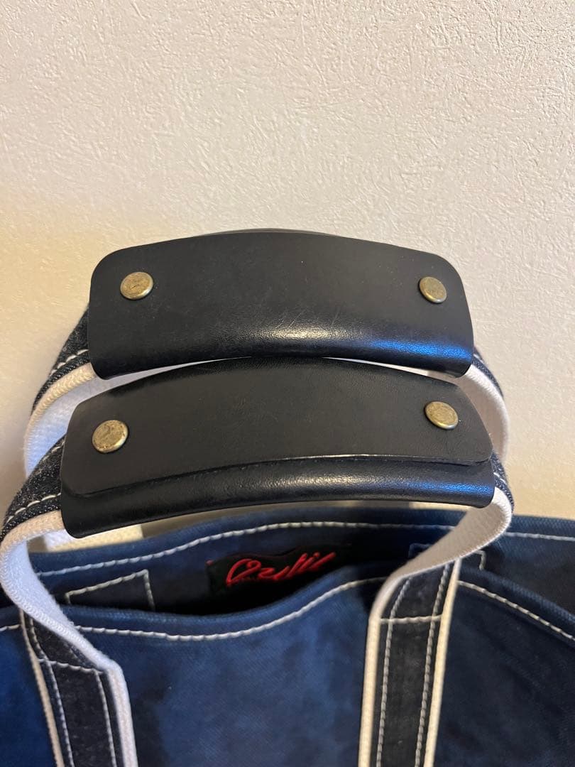 outil ウティ SAC COLMAR インディゴ M キャンバストート