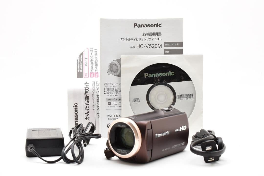パナソニック デジタルハイビジョンビデオカメラ HC-V520M
