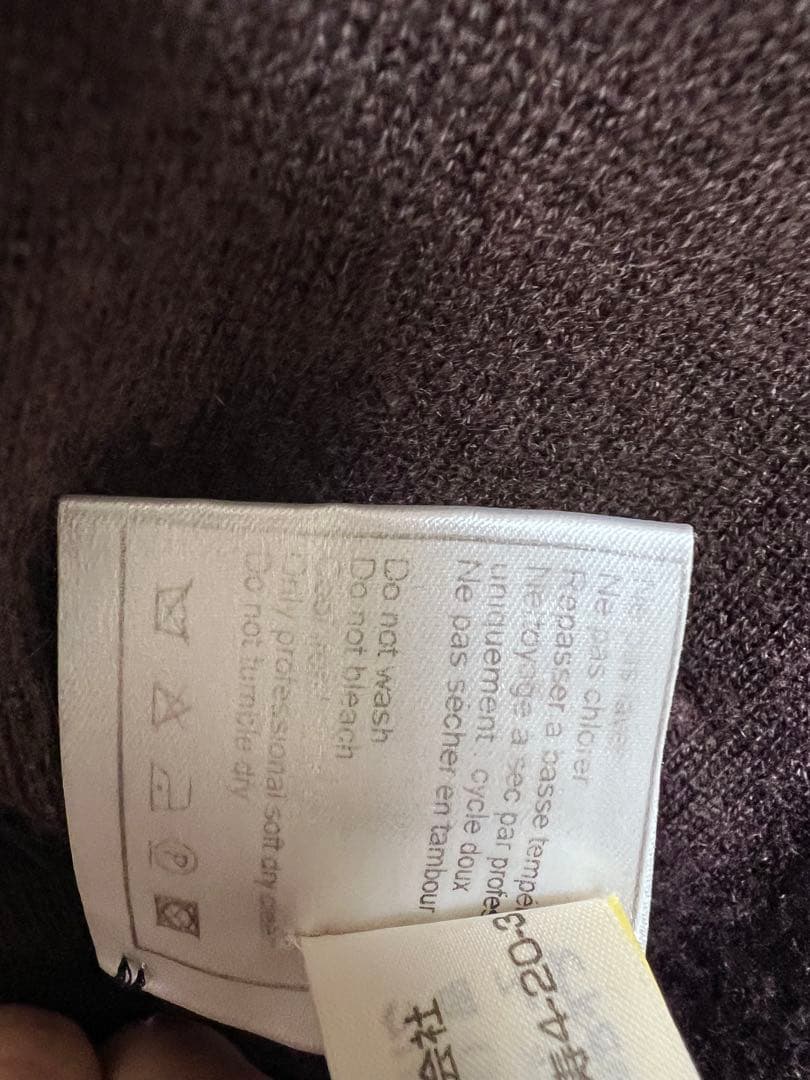 シャネル　カシミヤ　タートルネックセーター　Mサイズ