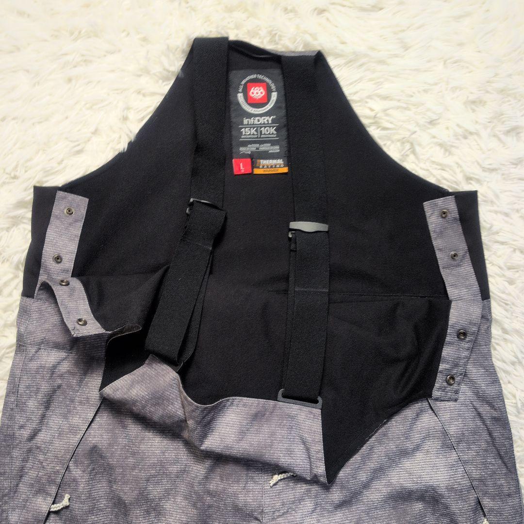 【人気✨686✨L】スキー スノー スノボ ウェア ビブパンツ