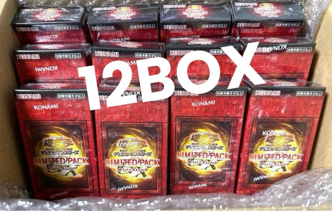 【新品未開封】【遊戯王】LIMITED PACK GX-オシリスレッド12BOX