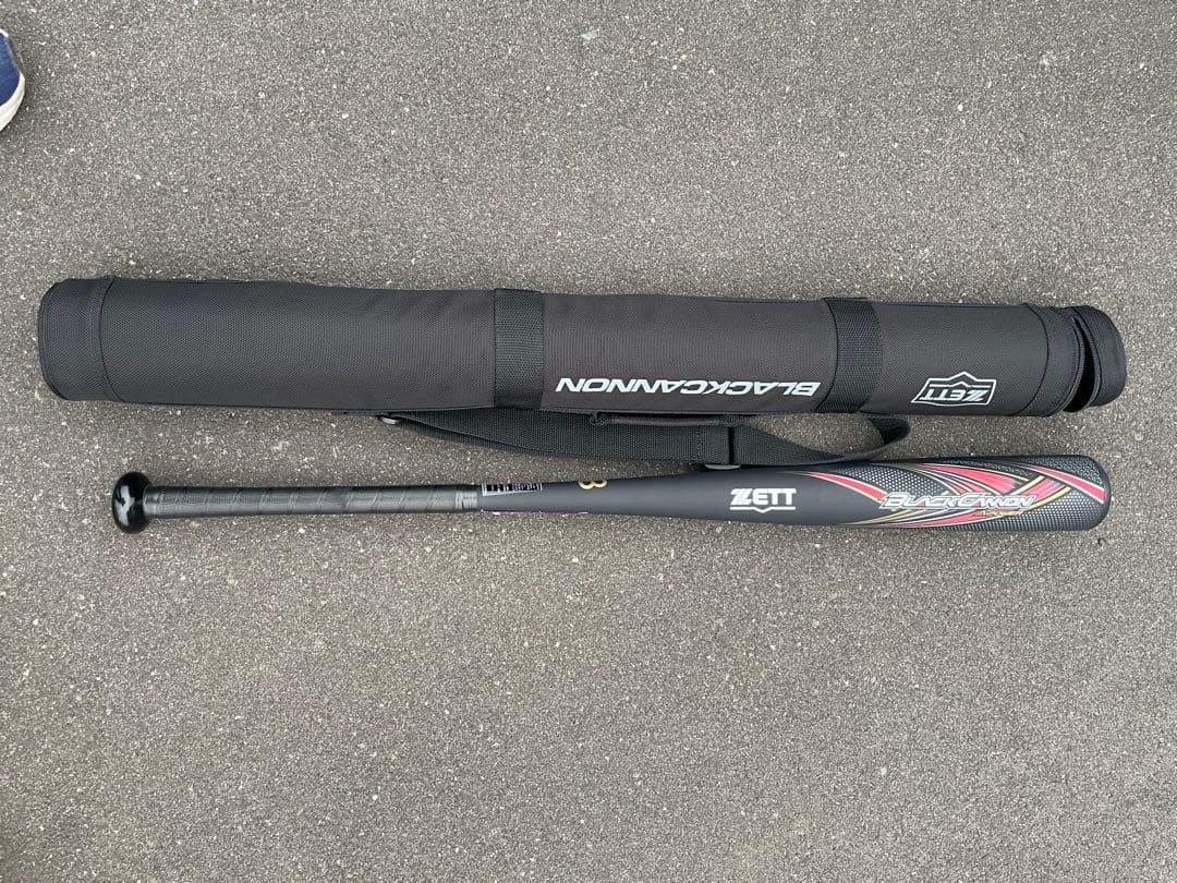 ZETTブラックキャノンAパワー軟式一般用バット