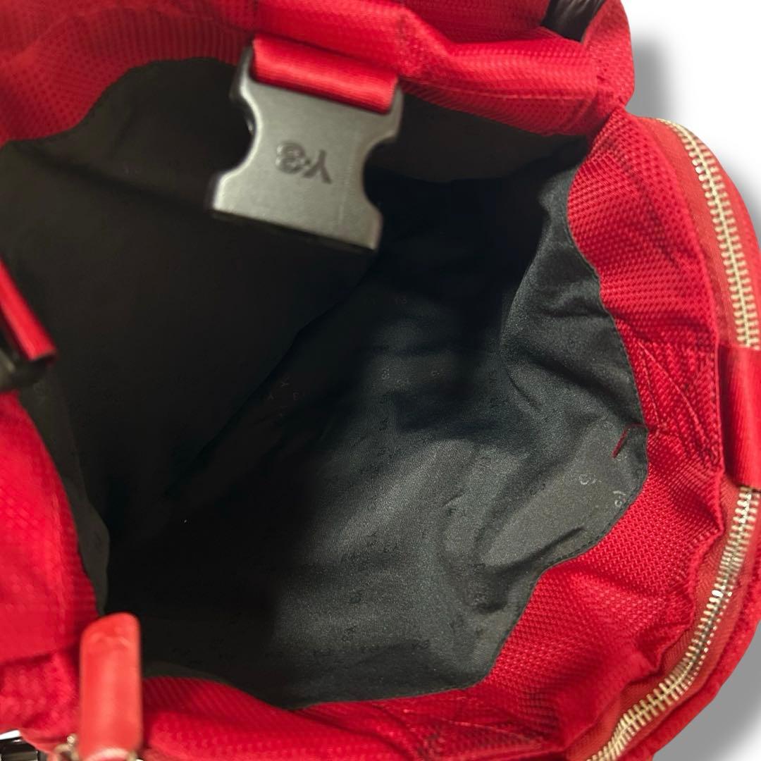 Y-3 ギミック メッセンジャーバッグ ショルダーバッグ レッド