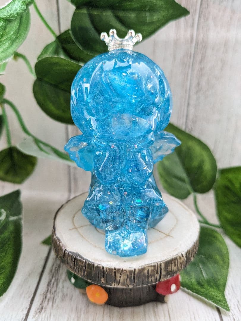 【yucco89】エンジェルオーラクォーツのたこちゃん形オルゴ☆他３点