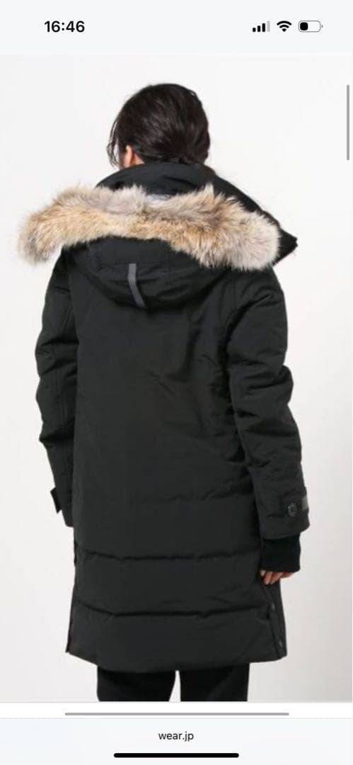   ブラック ダウンジャケット XS