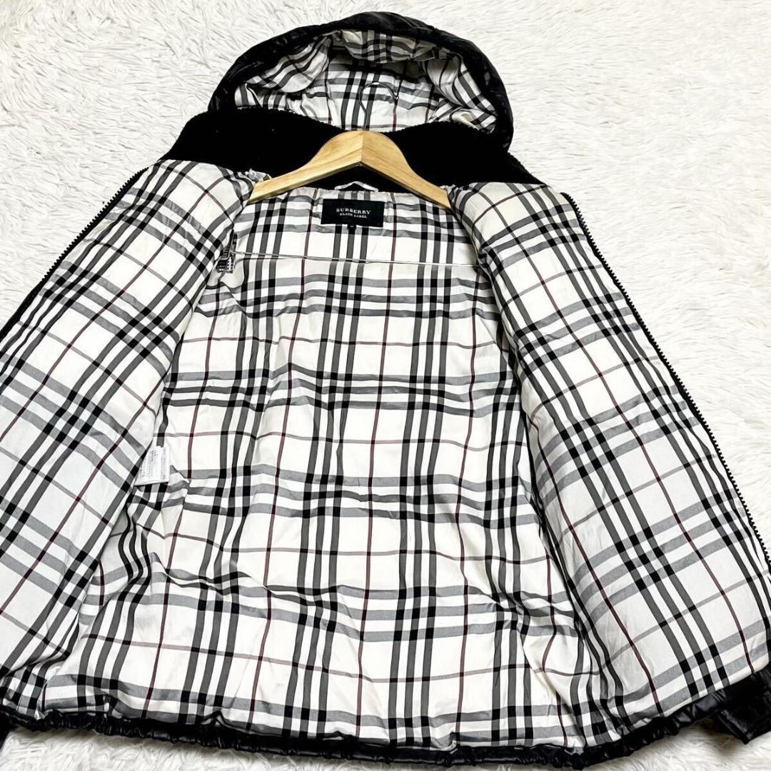 BURBERRY BLACK LABEL ダウンジャケット ノバチェック