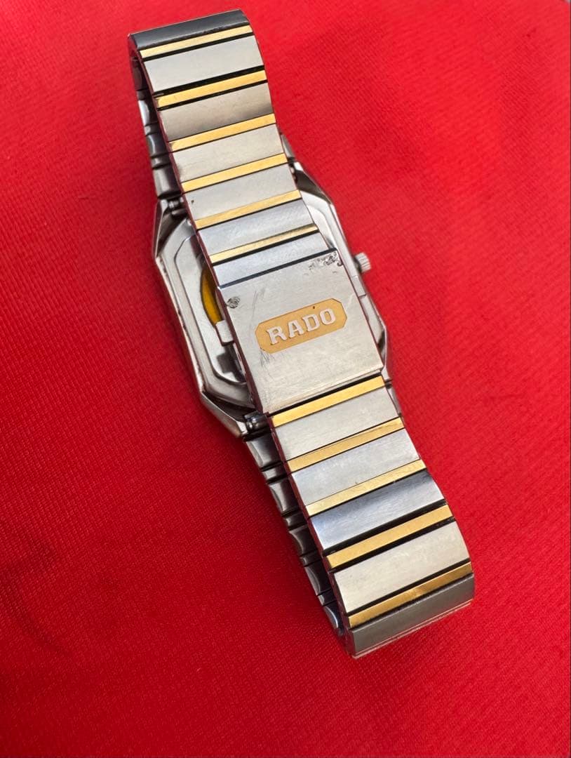 ラドー ジュビリー 4Pダイヤ メンズ クォーツ ダイヤスター　ジャンク