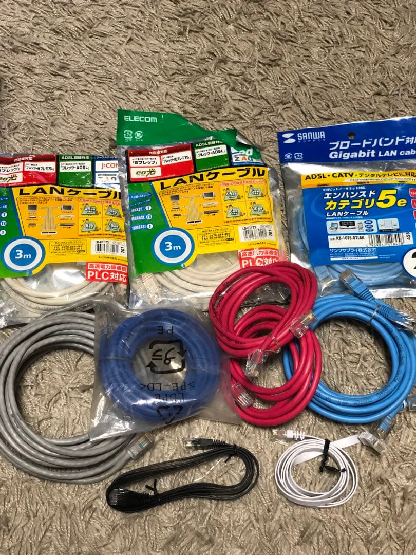LANケーブル 各種 自作用 他 プリンターケーブル