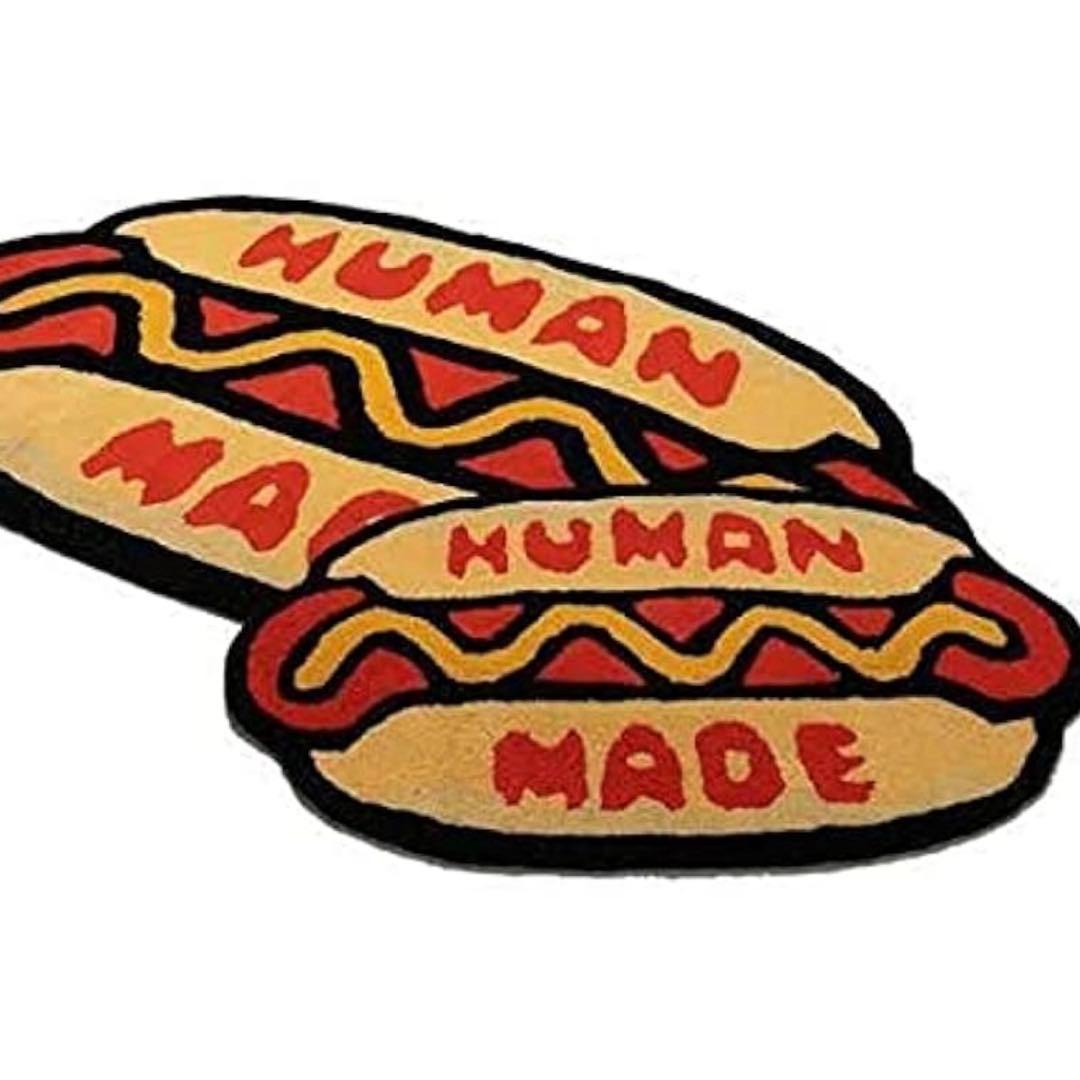 ヒューマンメイド　ホットドッグ　ラグマットHOT DOG RUG SMALL