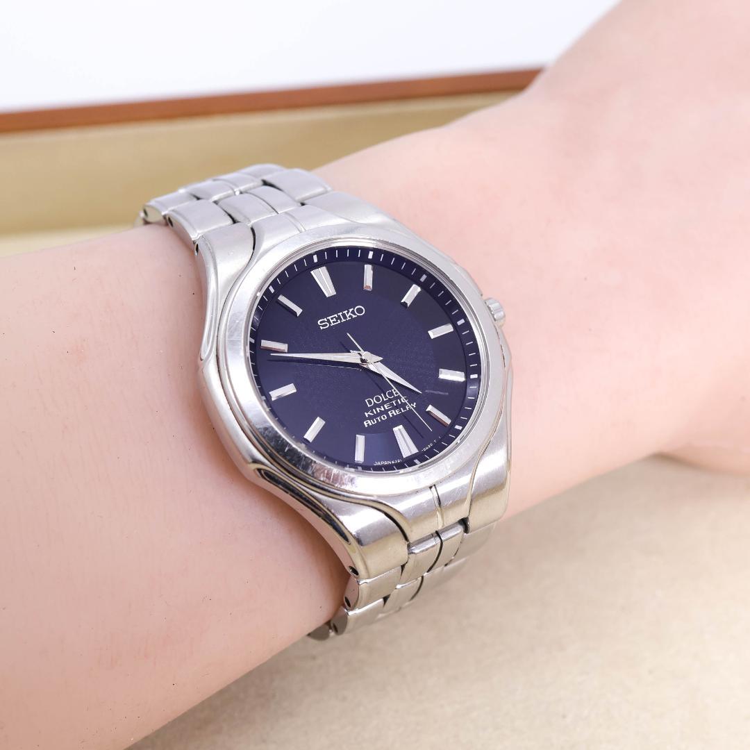 稼働 SEIKO DOLCE 腕時計 KINETIC オートリレイ 2279